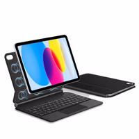 Tech-Protect Smartcase Magnetic with Keyboard jaoks iPad 10.9” 2022 / iPad 11” 2025 - Must