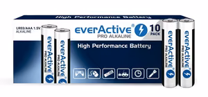 Aluselised patareid everActive Pro Alkaline LR03 AAA - zsugorpakkaus - 10 tk