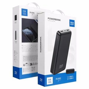 Blue Star W2015 akupank, 20000 mAh, 2.1A, must