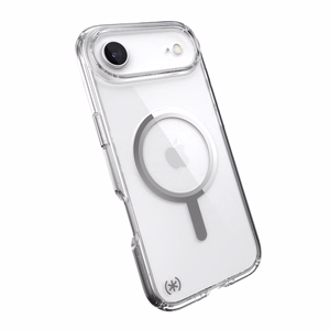 Speck Presidio Perfect-Clear MagSafe ümbris seadmele iPhone Air, Clear / Silver värvitoonis