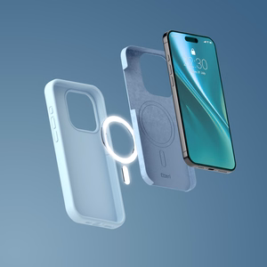 Etteri Silicone Mag ümbris iPhone 15 6,1" helesinine