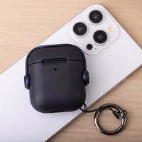 Airpods / Airpods 2 kõrvaklappide ümbris tumesinine