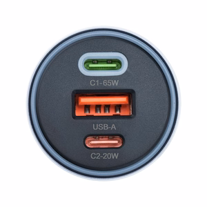 Car laadija Forcell F-Energy Alu 2 x USB C + USB A QC4.0 PD SFC2.0 3A 85W hall