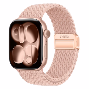 Tech-Protect Nylonmag Strap for Apple Watch 4 / 5 / 6 / 7 / 8 / 9 / SE / Ultra 1 / 2 (42 / 44 / 45 / 49 mm) - Pink