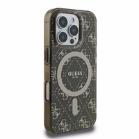 Guess IML 4G Background MagSafe iPhone 16 Pro Ümbris - Brown