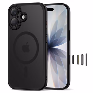 Tech-Protect Magpeak Magsafe CC Ümbris jaoks iPhone 17 - Matte must