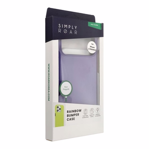 ROAR case RAINBOW BUMPER compatible koos MagSafe jaoks IPHONE 17 Pro Max lilla