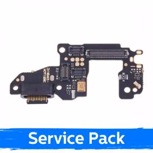 Charging Port Ühildub Huawei P30 Koos Flex / Plata 100% Original (Service Pack)