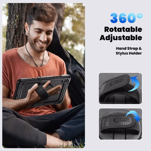 Tech-Protect Solid Чехол для Samsung Galaxy Tab A9+ / A11+ Plus 11.0 X210 / X215 / X216 / X230 / X235 / X236 - чёрный