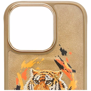 Nimmy Tiger MagSafe ümbris jaoks iPhone 16 Pro - brown