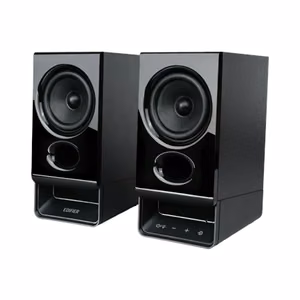 Edifier R20BT – USB-toitega Bluetooth-kõlarid, 2,5 W + 2,5 W, mustad