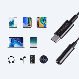 Adapter Choetech AUX003 USB-C to 3.5mm Audio Jack Adapter (must)