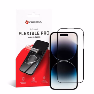 Hybrid glass to iPhone 14 PRO Forcell Flexible 5D must
