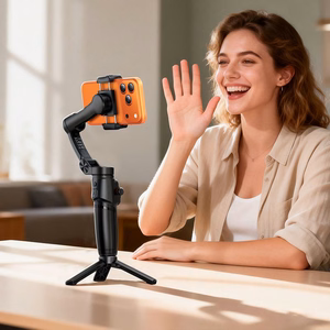 Gimbal 3-telje stabiliseerimise ja kaugjuhtimispuldiga Hoco K91 must