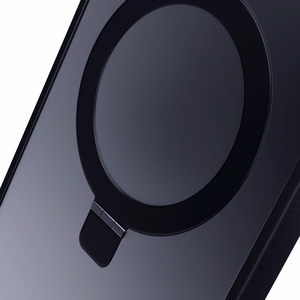 3mk Smoke Ümbris Mag&Stand jaoks Apple iPhone 16 pro max - must