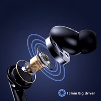 Blavec Bluetooth TWS Kõrvaklapid BW-03 Infinity Pro ANC+ENC (BW03IP-B) must