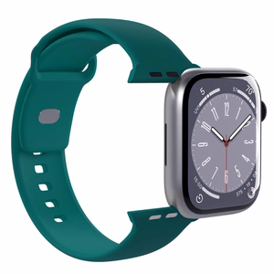 Puro ICON elastne rihm Apple Watch 44 / 45 / 46 / 49 mm kellale, suurused S/M ja M/L, Jade värvitoonis