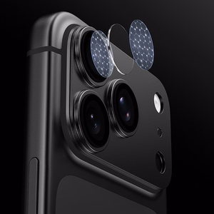 Benks OmniWarrior integreeritud metallist kaameraobjektiivide kaitse (C.M.SX.AP.BK.0071) iPhone 18 Pro Max telefonile (AR, must)