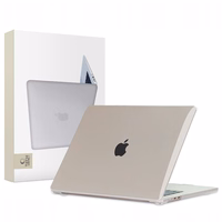 Tech-Protect SmartShell Ümbris jaoks MacBook Air 15" M2 / M3 / 2023-2024 - läbipaistev