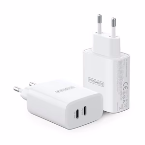 Dux Ducis Duzzona wall laadija T4 - 2xType C - PD 35W valge