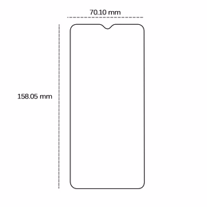 Karastatud klaas 2,5D jaoks Motorola Moto G10 / G10 Power / G30 / G50 5G