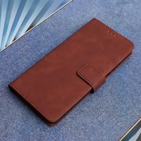 Smart Velvet ümbris Xiaomi Redmi Note 13 5G (globaalne) pruunile toonile