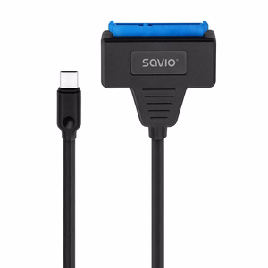 SAVIO AK-69 adapter USB-C 3.1 Gen 1 (M) – SATA (F) 2,5″ draividele