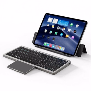 Dux Ducis Ok Series juhtmevaba Bluetooth klaviatuur puuteplaadiga must