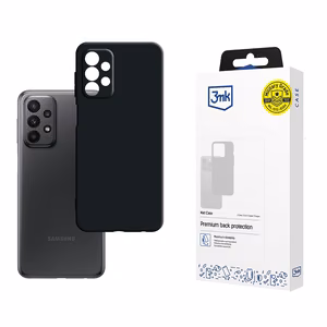 3mk Matt Ümbris jaoks Samsung Galaxy A23 / A23 5G - must