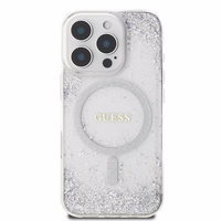 Guess GUHMP16XRGRGES iPhone 16 Pro Max 6.9" hõbedane/hõbedane hardcase Resin Gradient Glitter MagSafe