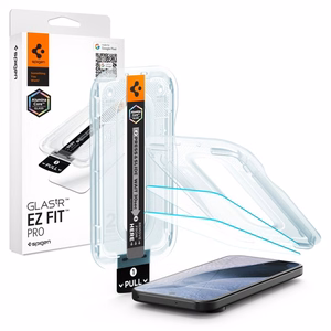 Spigen Glas.tR EZ Fit Pro AC 2-Pack karastatud kaitseklaaside komplekt Google Pixel 11 Pro XL telefonile (2 tk)
