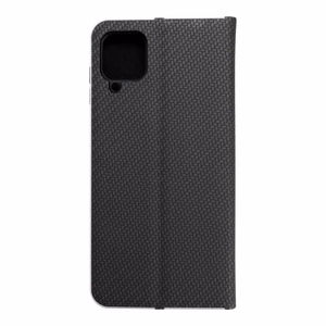 Flip чехол для Samsung A12 / M12 Luna Book Carbon черный