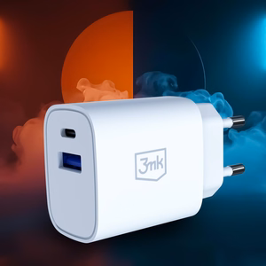 3mk FlowPower 25W 1A1C PD QC4+ seinalaadija - valge