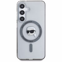 Ümbris Karl Lagerfeld Button Karl Head Printed Logo MagSafe Samsung Galaxy S25 must