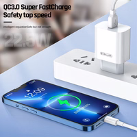 JELLICO seinalaadija AK165 22,5W 1xUSB QC3.0 + kaabel USB-C Valge