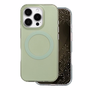 Tecto Shield Mistiq Mag ümbris mudelile iPhone 16 Pro 6,3", oliivroheline