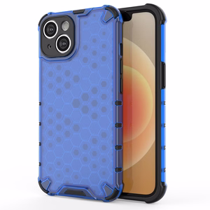 Honeycomb ümbris iPhone 14 soomustatud hübriidkate sinine