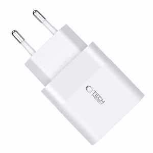 Tech-Protect C30W laadija USB-C PD 30W / USB-A QC 3.0 - valge