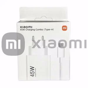 Laadija Xiaomi MDY-17-EF (BHR07SLEU) valge 45W (koos pakendiga) + kaabel Type-C / Originaal 100% /