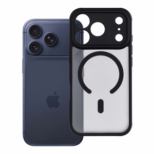 Full Matte Mag Cover ümbris mudelile iPhone 17 Pro / 18 Pro, MagSafe'iga ühilduv – must