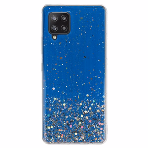 Чехол Brilliant Clear для Samsung Galaxy A42 5G тёмно-синий