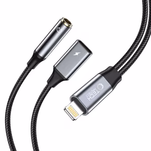 Tech-Protect UltraBoost Lightning (male) / mini jack 3.5mm (female) - Lightning (female) - must