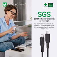 Amazing Thing Kaabel Tough Pro CLC120MTOBK - Type C to Lightning - PD 30W 3,2A 1,2 metres must