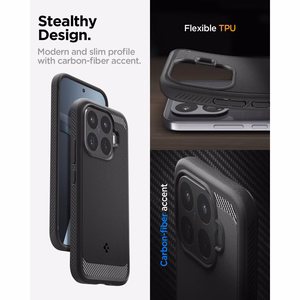 Spigen Rugged Armor ümbris Xiaomi 17T jaoks, mattmust