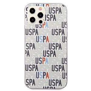 US Polo USHCP12MPCUSPA6 Logo Mania Collection ümbris seadmele iPhone 12 / 12 Pro 6.1", valge