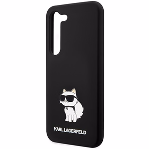 Karl Lagerfeld Silicone Choupette ümbris jaoks Samsung Galaxy S24 - must