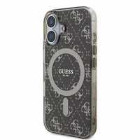 Guess IML 4G Background MagSafe iPhone 16 Plus Ümbris - Brown