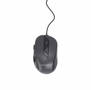 Gembird USB optiline hiir must/hall