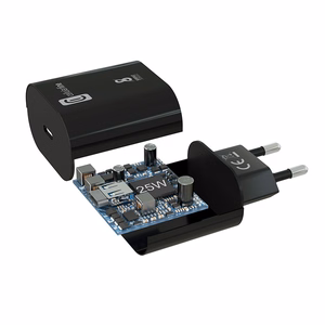 Cellularline USB-C võrgulaadija Samsungi seadmetele, 25 W, must