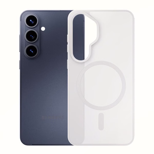 Samsung Galaxy S26+ – 3mk Smoke MagCase valge telefoniümbris